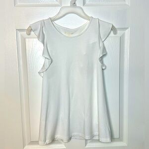 EUC Lilly Pulitzer white Lanette tank top shirt women’s size XS